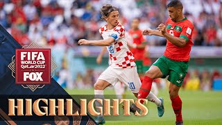 Morocco vs Croatia Highlights  2022 FIFA World Cup [upl. by Arelc]