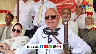 Farooq Abdullah slams ANC amp Muzaffar Shah at chatabal Srinagar [upl. by Eed271]