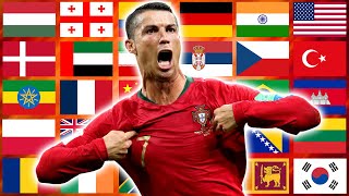 Cristiano Ronaldo in 70 Languages Meme [upl. by Daffi]