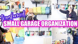 ULTIMATE SMALL GARAGE ORGANIZATION IDEAS  ONE CAR SMALL GARAGE STORAGE IDEAS  WALL SHELF RACKS [upl. by Nannerb404]