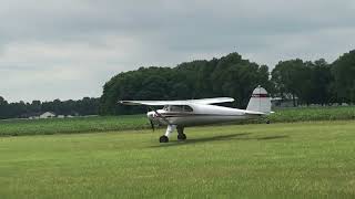 Mishawaka Pilots Club Luscombe 8E Takeoff [upl. by Ylus]