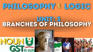 PHILOSOPHY AND LOGIC  Branches of Philosophy Unit 3 [upl. by Stralka]