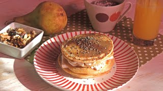 Pancake al formaggio e Cioccolata Calda  Colazione da Re  La Cucina di Lena [upl. by Darcie]