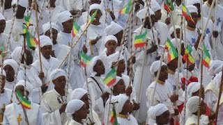 Meskel celebration in Addis Ababa Ethiopia September 26 2014 [upl. by Adidnere]