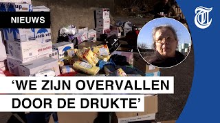 Massale donatie voor Oekraïne ‘Ongelooflijk wat ze brengen’ [upl. by Ainola103]