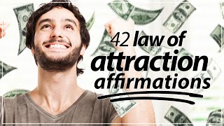 42 Essential Law Of Attraction Affirmations POWERFUL [upl. by Llerrehc]