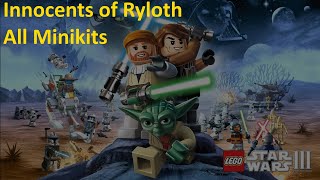 LEGO Star Wars III The Clone Wars  Innocents of Ryloth  All Minikits 100 Walkthrough [upl. by Shay]