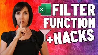 Excel FILTER Function  Trick to Rearrange Column Order [upl. by Aisatal]