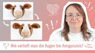 Wie vertieft man die Augen bei Amigurumis [upl. by Drapehs866]