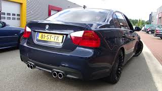 BMW E90 320i DUPLEX EXHAUST SOUND SPORTUITLAAT UITLAAT by www maxiperformance nl [upl. by Pollitt]