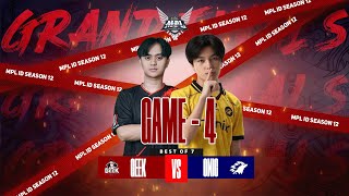 Game  4 GEEK FAM vs ONIC ESPORTS  MPL S12 [upl. by Ahsiuqel]