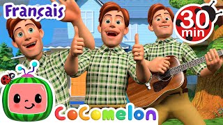 La chanson de mon papa  Fête des pères  CoComelon en Français  Chansons pour bébés [upl. by Vasiliu]