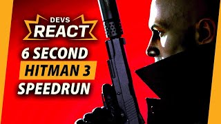 Hitman 3 Developers React to 6 SECOND Speedrun And More [upl. by Eydie]