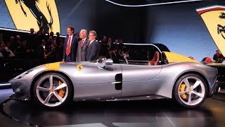 Ferrari Monza SP1 and SP2 Introduction from Maranello [upl. by Braden10]