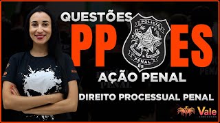 PPES  Direito Processual Penal  Ação Penal  Questões [upl. by Depoliti]