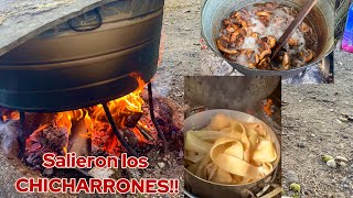 CHICHARRONES y CUERITOS 🐷🥩🔥 de RECHUPETE HIJOS [upl. by Dnomsaj]