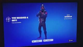 Someone else sent me a surprise gift 🎁 thank you itemshop fortnite free [upl. by Aneliram]