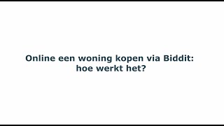 Notaristip online een woning kopen via Biddit hoe werkt het [upl. by Neff211]