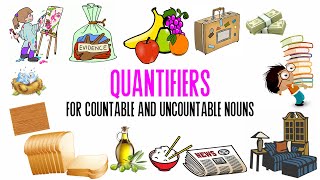 Quantifiers for Countable and Uncountable Nouns [upl. by Lledrev]