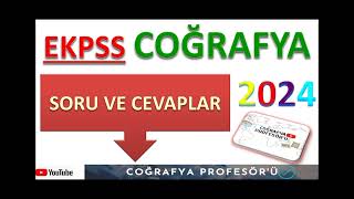 28 NiSAN 2024 EKPSS Coğrafya soruları analizi [upl. by Myrlene385]