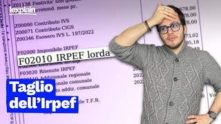 Irpef 2024 cosè e di quanto aumenteranno gli stipendi [upl. by Kinimod]