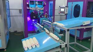 Paper cup printing machine paper cup fully auto multple color printing machine [upl. by Schoenberg94]