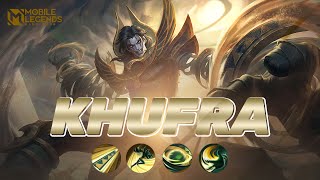 EPS 7  KHUFRA EMBLEM BARU  COMBO KHUFRA  BUILD REKOMENDASI 2023  KHUFRA ROAMER GAMEPLAY amp ROTASI [upl. by Naro]