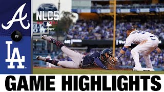 Braves vs Dodgers NLCS Game 4 Highlights 102021  MLB Highlights [upl. by Yssirk]