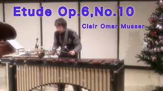 Clair Omar Musser Etude Op6No10 in C Major cuorelibero [upl. by Carmina948]