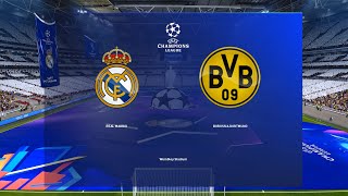 BORUSSIA DORTMUND X REAL MADRID  FULL MATCH  FINAL DA CHAMPIONS LEAGUE 2324   PES 21 [upl. by Chak]