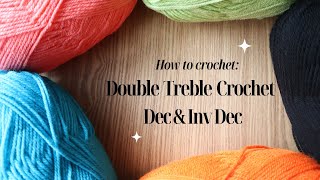 US Double Treble Crochet Decrease amp Invisible Decrease  🧶 BEGINNER FRIENDLY CROCHET TUTORIAL 🧶 [upl. by Durrej378]