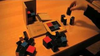 Montessori  Sensorial  Visual Sense  Trinomial Cube [upl. by Earezed]