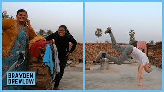 Breakdancing on NomadShubham‘s Roof — Bihar India [upl. by Yevoc]