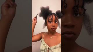 Star puffs tutorial 🌟🤭🌟 blackgirlmagic naturalhairstyles hairinspiration hairinspo braids [upl. by Verina]