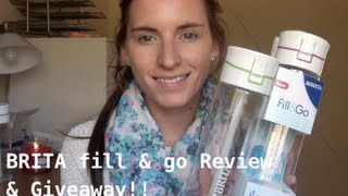 BRITA fill amp go Mini Review amp GIVEAWAY CLOSED [upl. by Skinner]