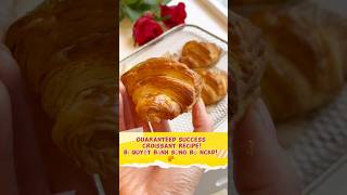 Lamination trick for best croissants 🥐  Bí quyết bánh sừng bò nồi chiên không dầu bất bại shorts [upl. by Lareine]