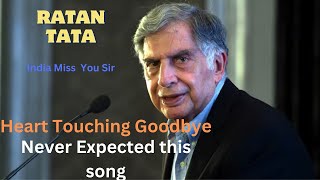 Ratantata Heart Touching Goodbye SONG  TataGroup  RatanTata News  ShantanuNaidu  Tata Motors [upl. by Suhcnip]