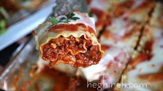 Լազանյա  Lasagna Roll Ups Recipe  Heghineh Cooking Show in Armenian [upl. by Chivers]