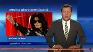 Michael Jackson ist tot  Meldung vom 260609  040 Uhr [upl. by Beore]