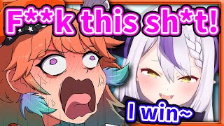 Laplus Wins Again and Kiara Starts to Rage Quit IRL 【Hololive Off Collab】 [upl. by Sesylu]