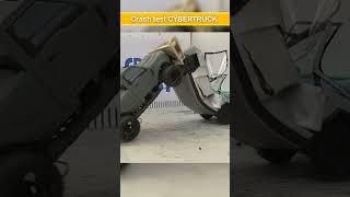 Unbelievable crash test Cybertruck Tesla [upl. by Tada]