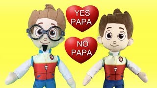 Patrulla canina español y paw patrol cachorros bebescanción si papa ryderno papa ryder [upl. by Aicemed]