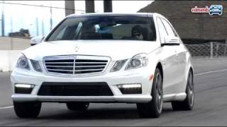 2010 MercedesBenz E63 AMG  Track Test [upl. by Finnie]