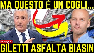 Massimo Giletti demolisce Biasin una lezione etica che mette in crisi i tifosi dell’Inter [upl. by Eerpud]