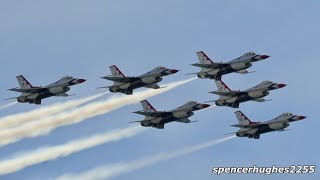 USAF Thunderbirds 2019 Huntington Beach Air Show [upl. by Mcmullan778]