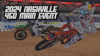 2024 rF Supercross 450 Main  Round 14  Nashville [upl. by Mighell827]