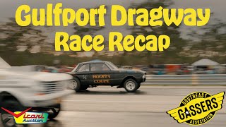 Southeast Gassers Official Race Recap Gulfport Dragway [upl. by Nelak]