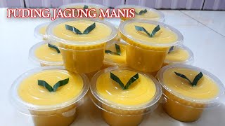 Resep dan cara buat Puding jagung manis  resep pudding jagung sehat manis amp praktis [upl. by Jon776]