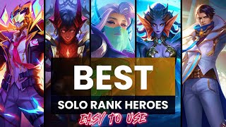 Best Easy to Use Heroes in Solo Rank Mobile Legends [upl. by Casta256]