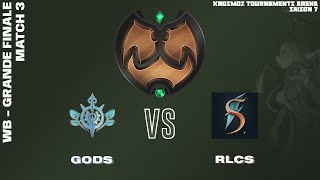 Dofus Qualifier  Grande Finale  Gods vs RLCS  Match 3 [upl. by Madelle]